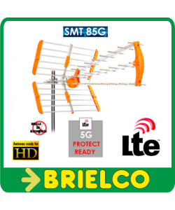 ANTENA TV TDT UHF HD CON FILTRO LTE700 18DB CANALES 21-48 LONGIT. 1070MM BD10626