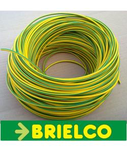 CABLE ELECTRICO FLEXIBLE UNIPOLAR 1X4MM2 DIAMETRO EXT 4.2MM ENERGIA TIERRA 1 METRO BD10074