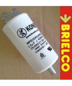 CONDENSADOR ARRANQUE BOBINADO MOTOR 3.5UF 3.5MF 450V 60X30APROX. 50/60HZ BD10509