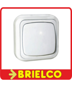 INTERRUPTOR MECANISMO DE SUPERFICIE BLANCO 250V 10A 80X80X20MM 36.480/I BD4176
