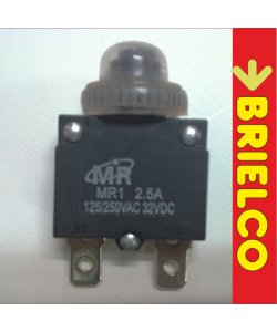 DISYUNTOR FUSIBLE AUTOMATICO PROTECCION CORTOCIRCUITO REARMABLE 2.5A AC BD9343