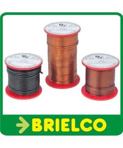 HILO DE COBRE ESMALTADO 0.6MM CARRETE 500GRS BOBINADO ROLLO ALAMBRE 197M BD6805