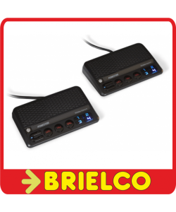 INTERCOMUNICADOR INALAMBRICO NEGRO 100-240VAC 2W MAX 100 MTRS 4 CH PAREJA BD3912