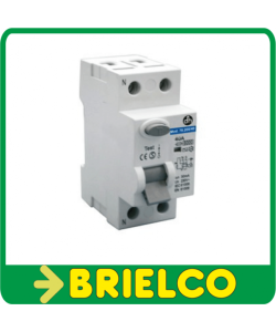 INTERRUPTOR DIFERENCIAL AUTOMATICO 40A SENSIB 30MA CARRIL DIN 4 CONTACTOS BD4146