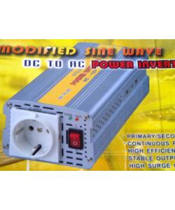 INVERSOR CONVERTIDOR PROF 12VDC A 220VAC ALTERNA SENOIDAL MODIFICADA 350W BD4033