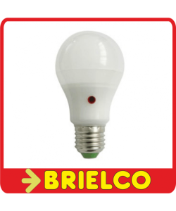 LAMPARA BOMBILLA LED SENSOR DIA-NOCHE A60 E27 9W 220V DIA 6500K 800 LUM BD4051
