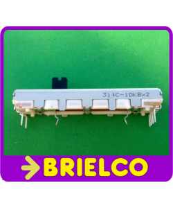 POTENCIOMETRO DESLIZANTE B2X10K LARGO 45MM Y RE 30MM ALPS RS30112AJA02 BD9649 - 