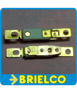 TERMOSTATOS BIMETAL SIMPLES 100C 35X6MM DISTANCIA AGUJEROS 27MM PAREJA BD9258