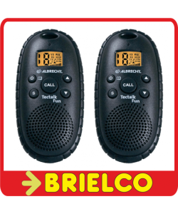 WALKIE TALKIE PMR 446 CON 8 CANALES ESCANEO 5KM MAX PAREJA ALERTA 3XAAA BD9355