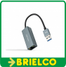 ADAPTADOR CONVERSOR USB 3.0 A RJ45 GIGABIT ETHERNET LAN RED BD10162 - 