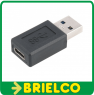 ADAPTADOR USB-A 3.0 MACHO A HEMBRA USB-C TRANSFERENCIA DE HASTA 5Gbps BD5446 - 