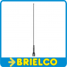 ANTENA UHF VHF MOVIL 51CM ACERO INOXIDABLE CONECTOR PL 1/4ONDA 138-178MHZ BD6667 - 