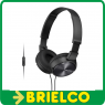 AURICULARES ESTEREO HIFI PLEGABLES SONY MDR-ZX310AP NEGRO CABLE 1,2M BD5475 - 