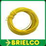 CABLE CONEXION RIGIDO PVC COBRE ESTAÑADO  0,28MM2x10 METROS AMARILLO BD7950 - 