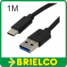 CONEXION CABLE DE CARGA Y DATOS USB TIPO A 3.0 A USB TIPO C 3.1 NEGRO 1 METRO BD10943 - 
