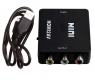 CONVERTIDOR ADAPTADOR HDMI A RCA A/V PAL/NT ALIMENTACION 5V CON CABLE USB BD9285 - 