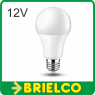 LAMPARA BOMBILLA 12VDC LED BAJO CONSUMO GLOBO 12W E27 LUZ BLANCA FRIA BD9387 - 