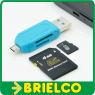 LECTOR DE TARJETAS MULTIFUNCION USB MICRO-SD SD MICRO-USB FUNCION OTG BD9333 - 