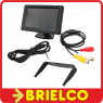 PANTALLA MONITOR TFT LCD NEGRO 4.3" APARCA COCHE AUTO SOPORTE ORIENTABLE BD11714 - 