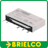 RELE ELECTROMAGNETICO MINIATURA VERTICAL RELPOL 48VDC 6A SPDT 5PINES PCB BD11573 - 