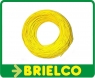 CABLE CONEXION SILICONA PARA ALTA TEMPERATURA 0.5MM SECCION 2MM DIAMETRO FUNDA AMARILLO - 