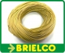 CABLE CONEXION SILICONA PARA ALTA TEMPERATURA 1MM SECCION 2MM DIAMETRO FUNDA AMARILLO - 